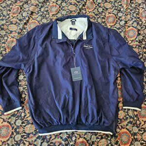 NWT 2X Vantage Zipper Jacket Navy w/removable sleeves
